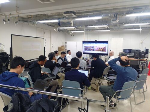 鄭榮和主任向東北大學簡要說明此次拜訪目的，並分享未來在機器人與救災技術等合作方向。(Open new window/jpg file)Image